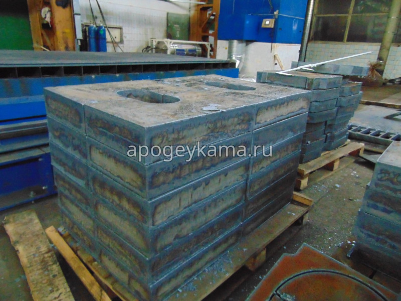 Газокислородная резка стали толщиной от 70 мм GR 76